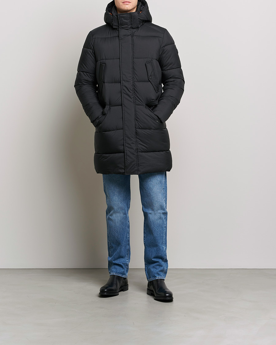 Herren | Jacken | Save The Duck | Jeremy Crinkle Nylon Parka Black