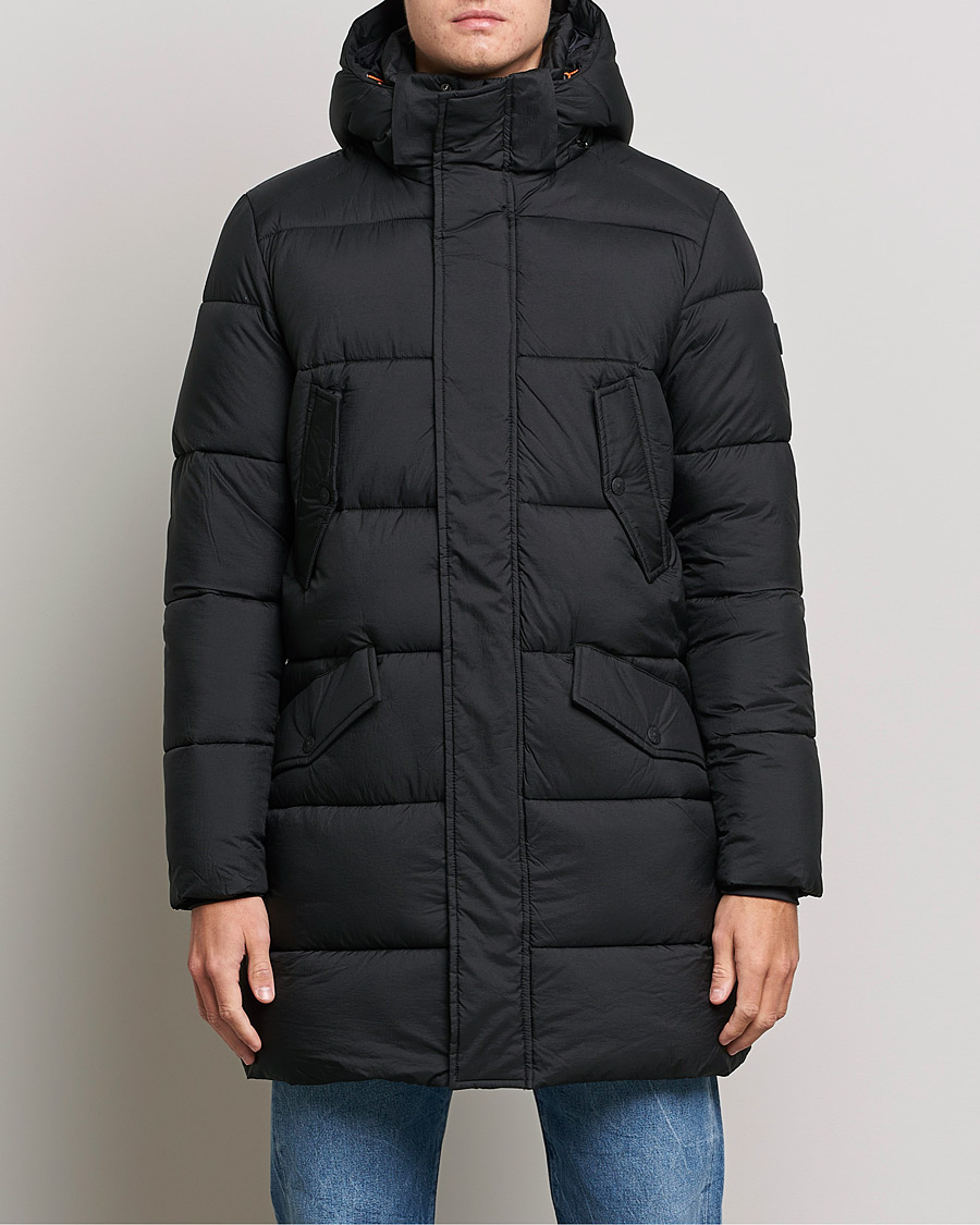 Herren | Jacken | Save The Duck | Jeremy Crinkle Nylon Parka Black
