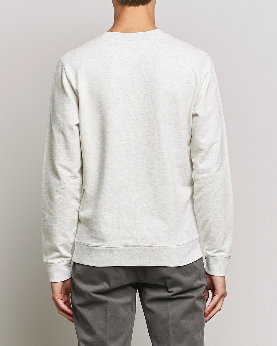 Herren | Pullover | Sunspel | Loopback Sweatshirt Archive White Melange