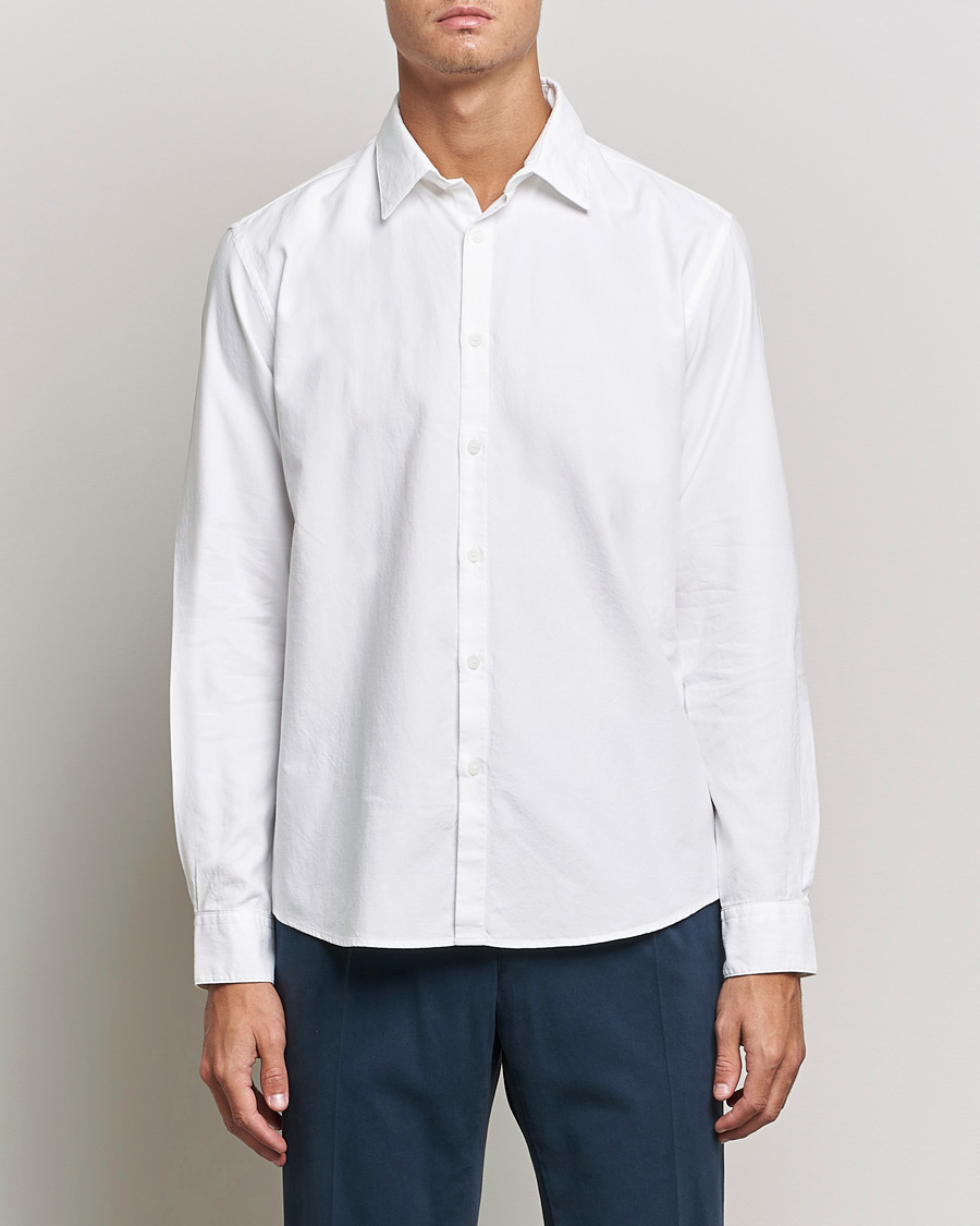 Herren |  | Sunspel | Casual Oxford Shirt White