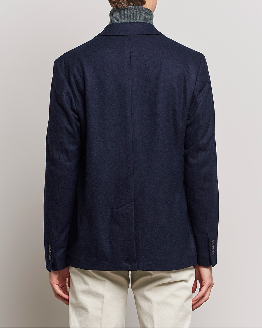 Herren | Sakkos | Sunspel | Boiled Wool Jersey Blazer Navy