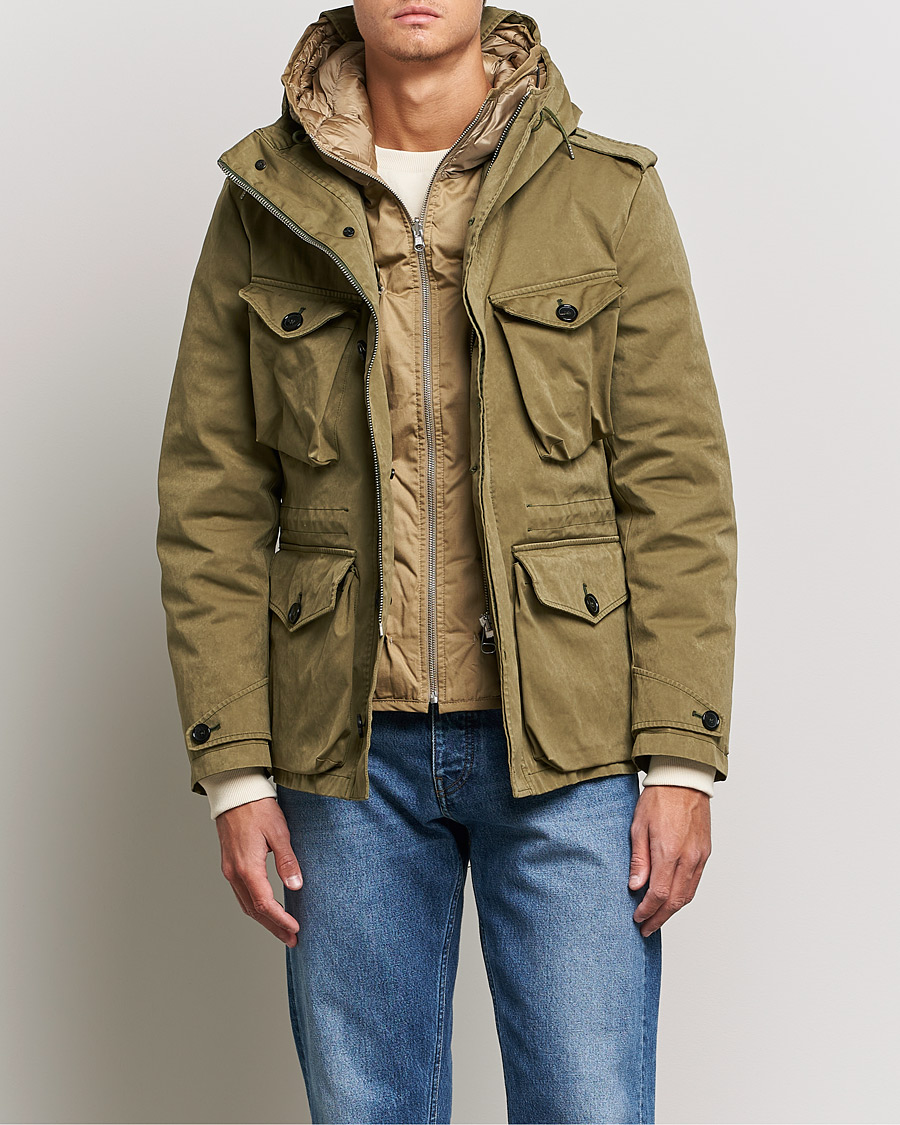 Herren | Jacken | Ten c | Hooded Down Liner Beige