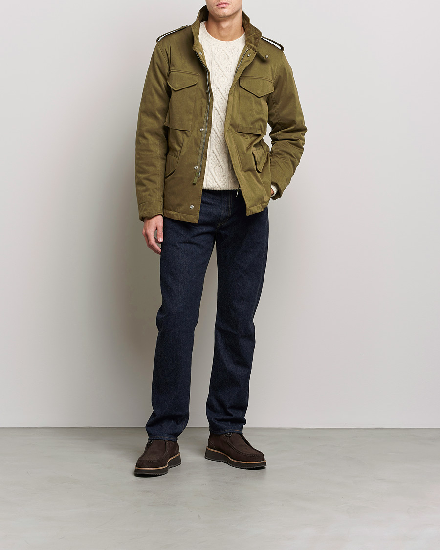 Herren | Jacken | Ten c | Padded OJJ Short Field Jacket Olive