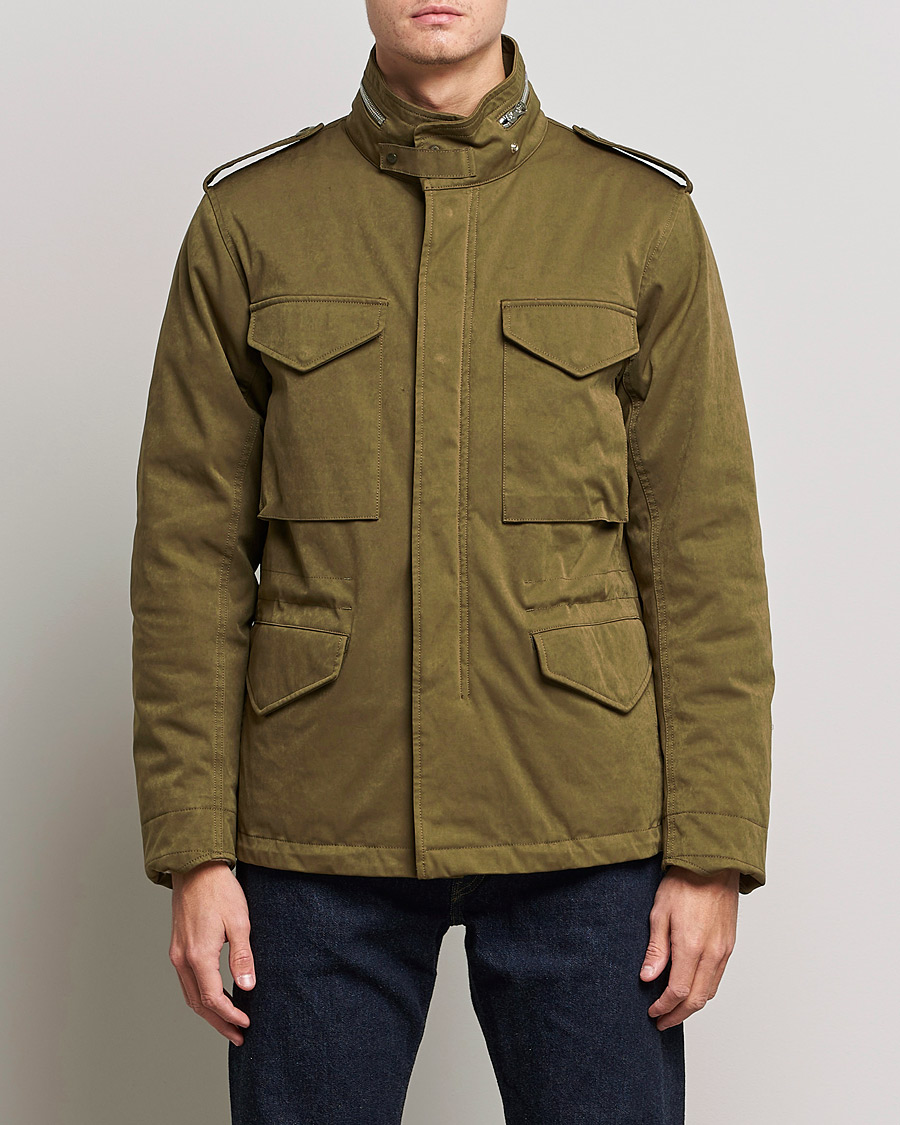 Herren | Jacken | Ten c | Padded OJJ Short Field Jacket Olive