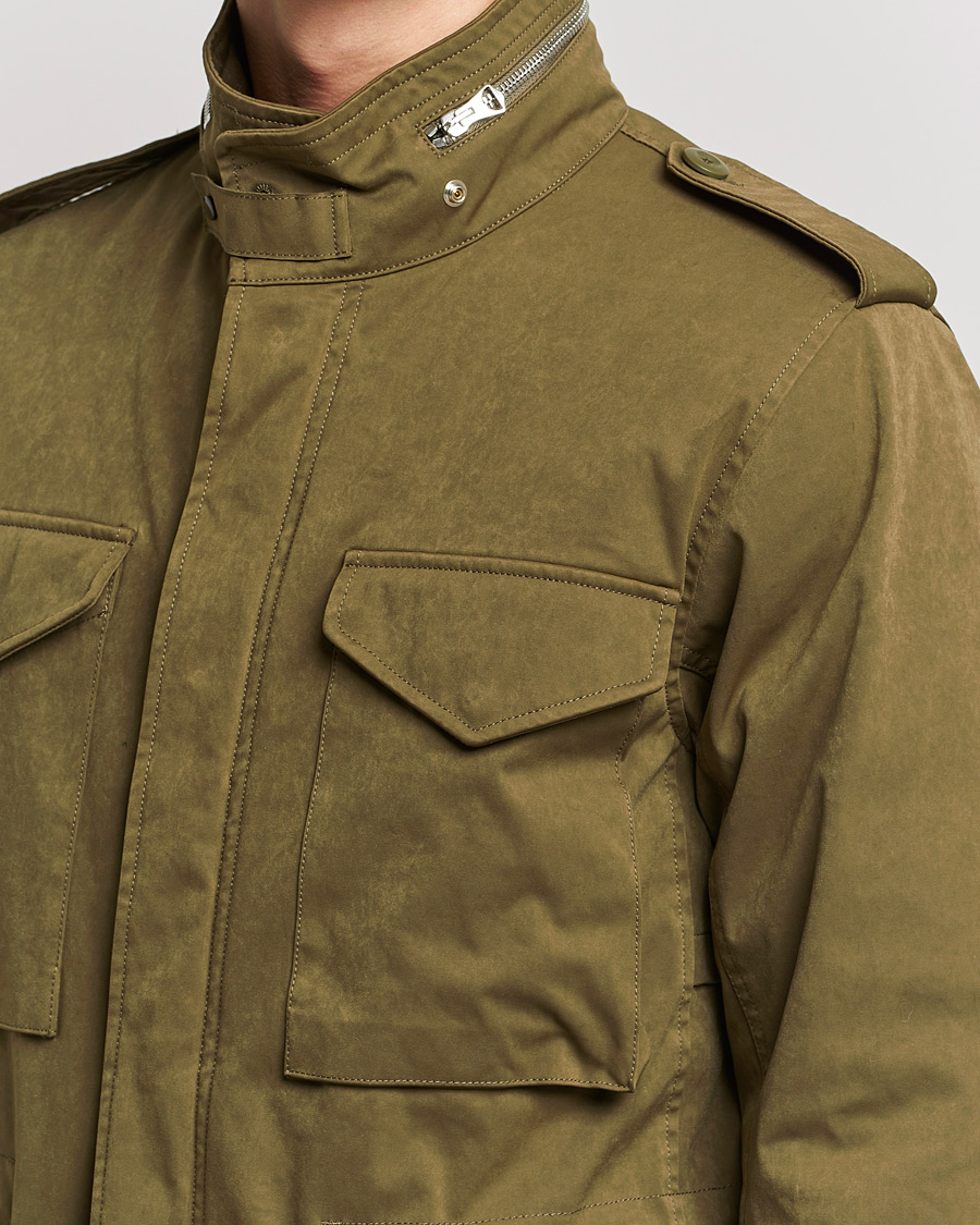 Herren | Jacken | Ten c | Padded OJJ Short Field Jacket Olive
