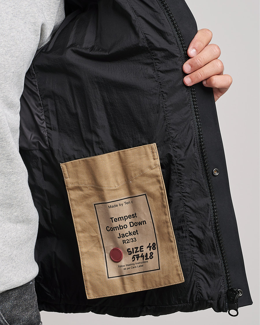 Herren | Jacken | Ten c | Tempest Combo Down Jacket Black