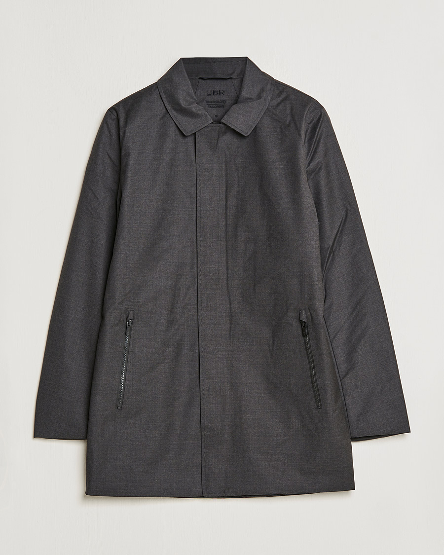 Herren | Jacken | UBR | Regulator Coat Savile Grey Wool