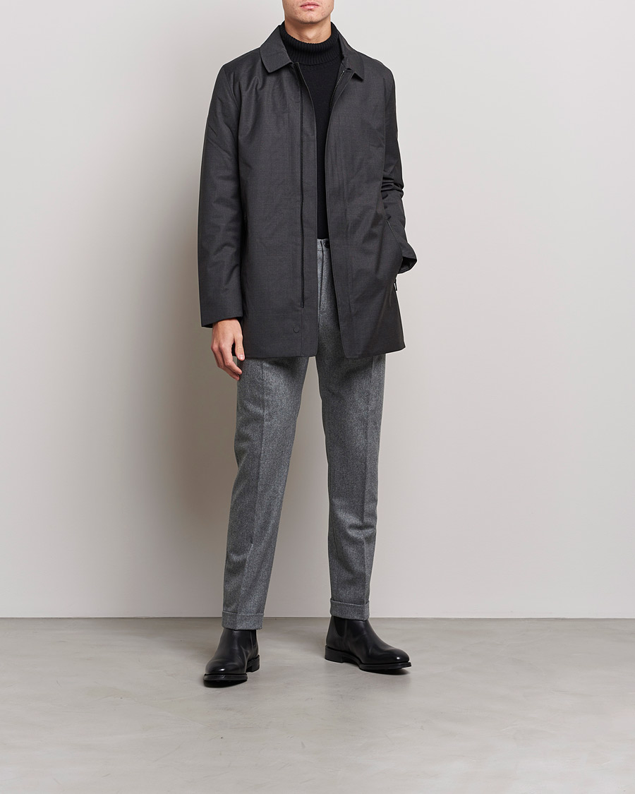 Herren | Jacken | UBR | Regulator Coat Savile Grey Wool