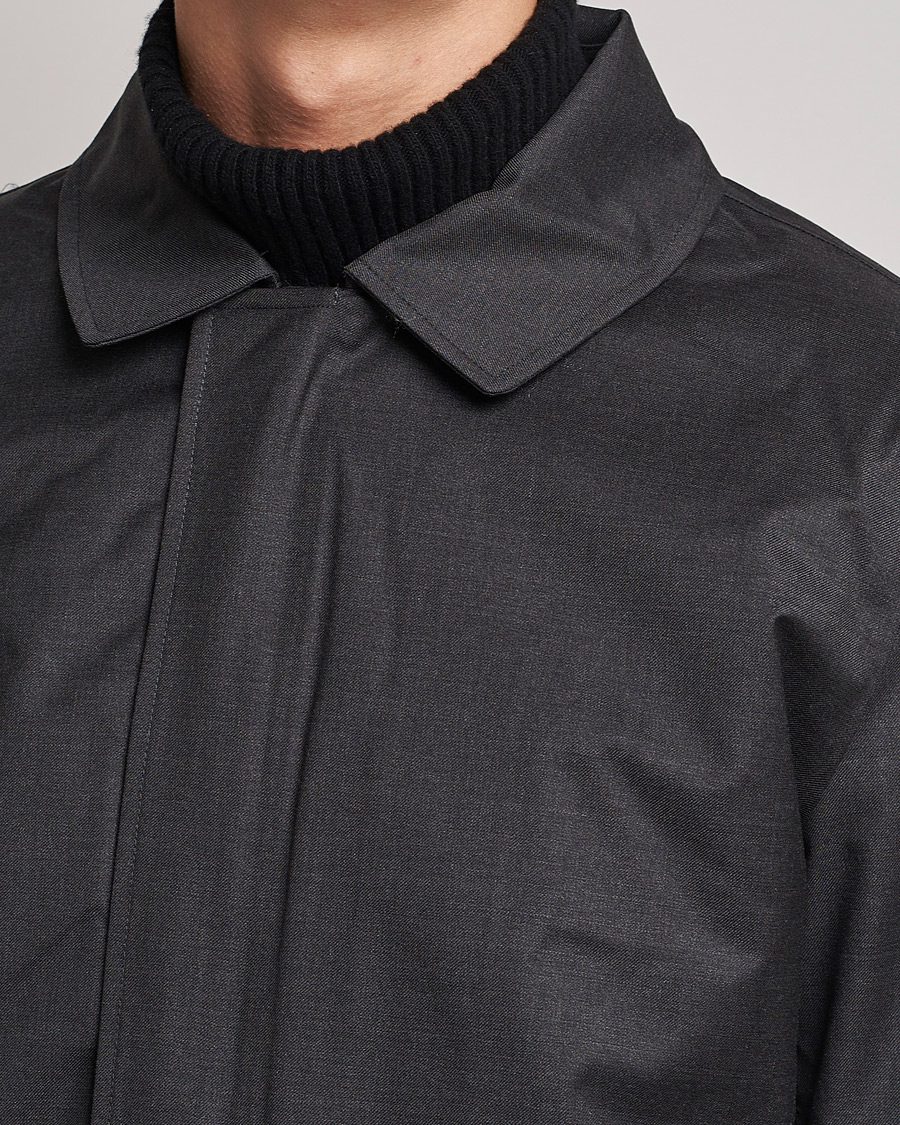 Herren | Jacken | UBR | Regulator Coat Savile Grey Wool