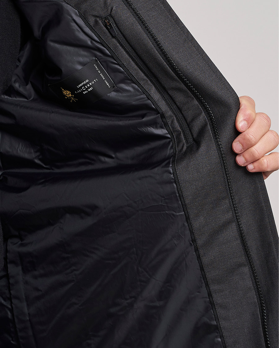 Herren | Jacken | UBR | Regulator Coat Savile Grey Wool