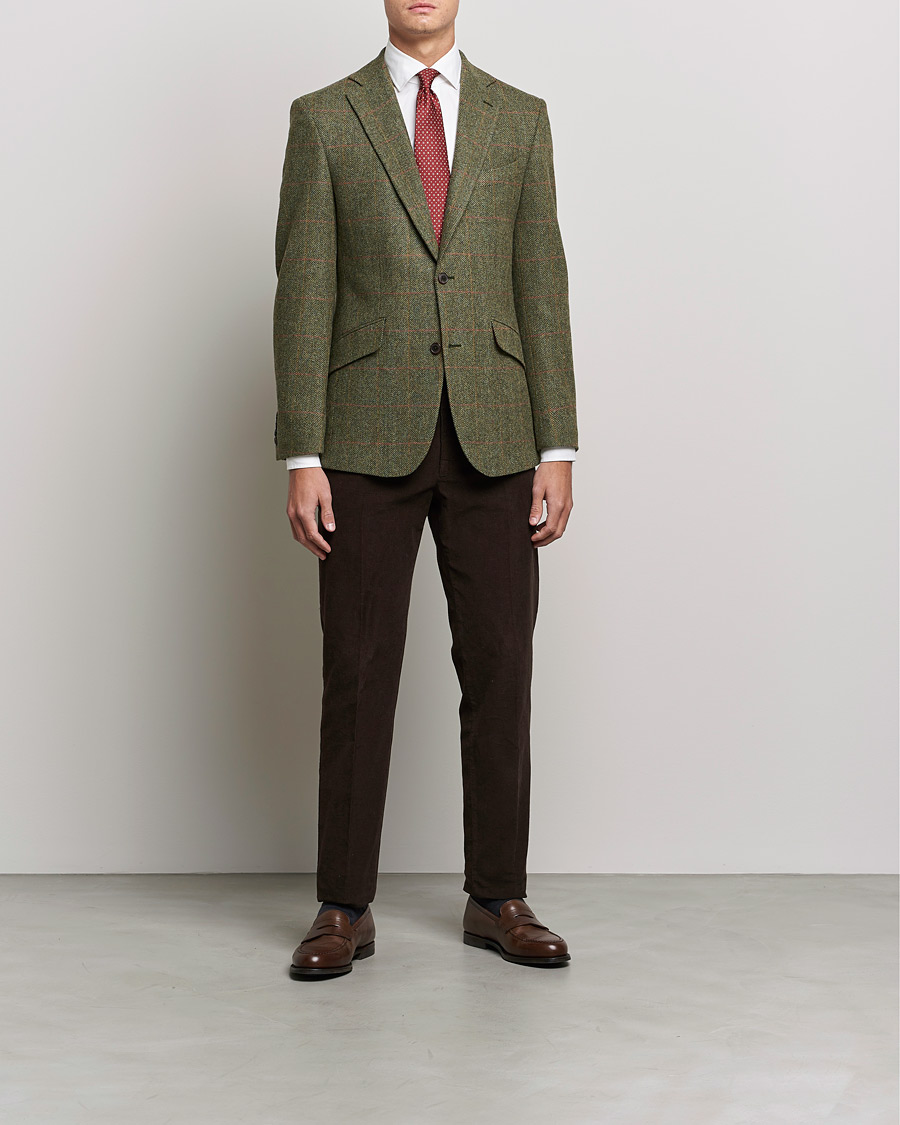 Herren | Sakkos | Walker Slater | Edward Lambswool Tweed Blazer Green