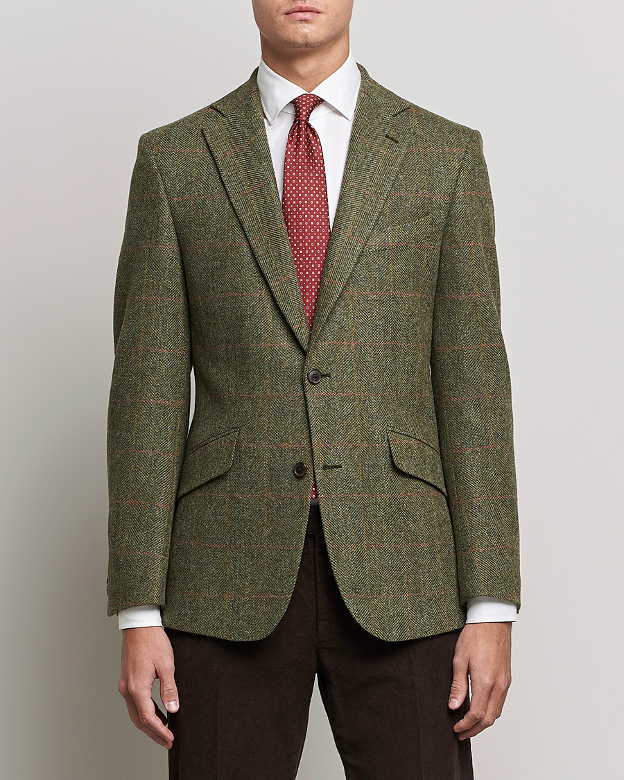 Herren | Sakkos | Walker Slater | Edward Lambswool Tweed Blazer Green