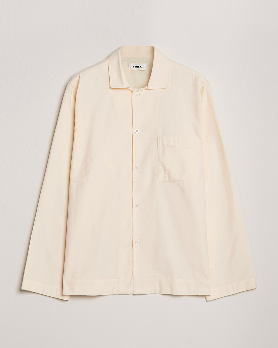 Herren | Schlafanzüge & Bademäntel | Tekla | Flannel Pyjama Shirt Moondust