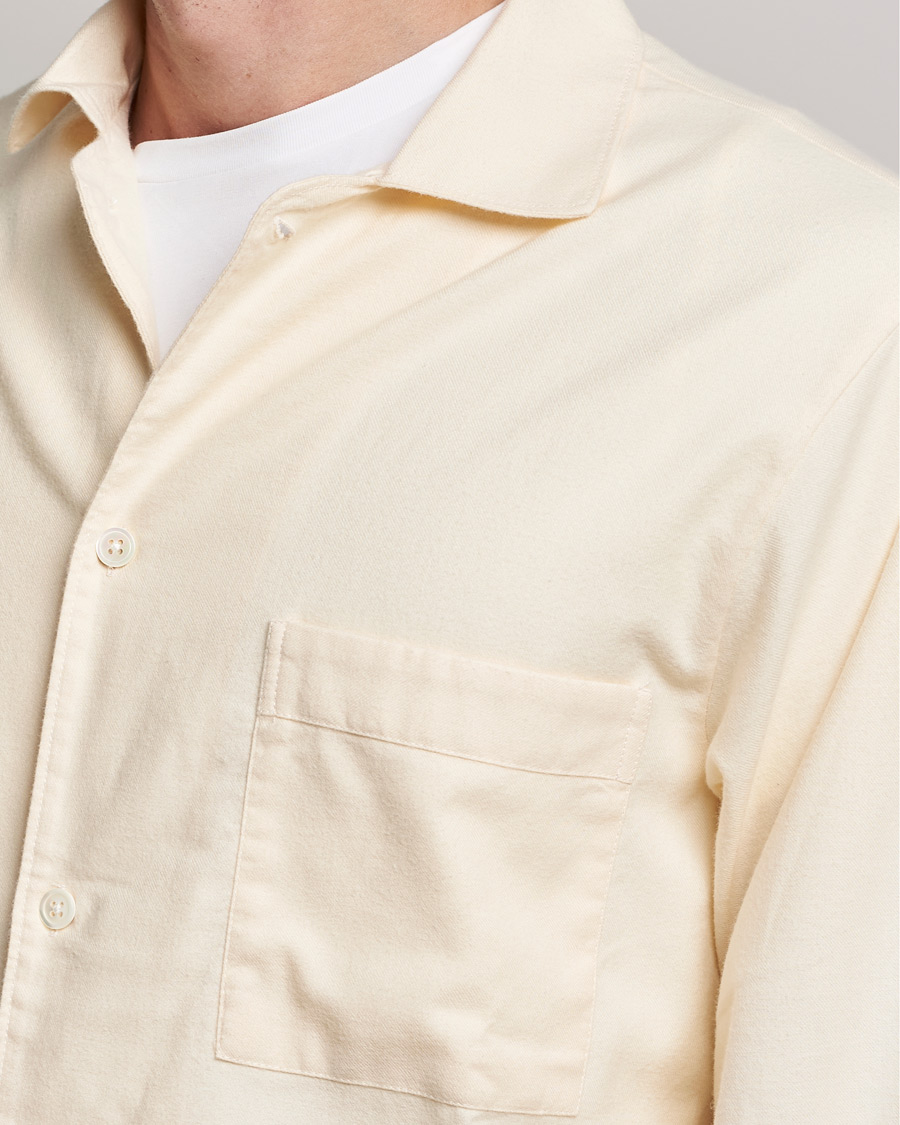 Herren | Schlafanzüge & Bademäntel | Tekla | Flannel Pyjama Shirt Moondust