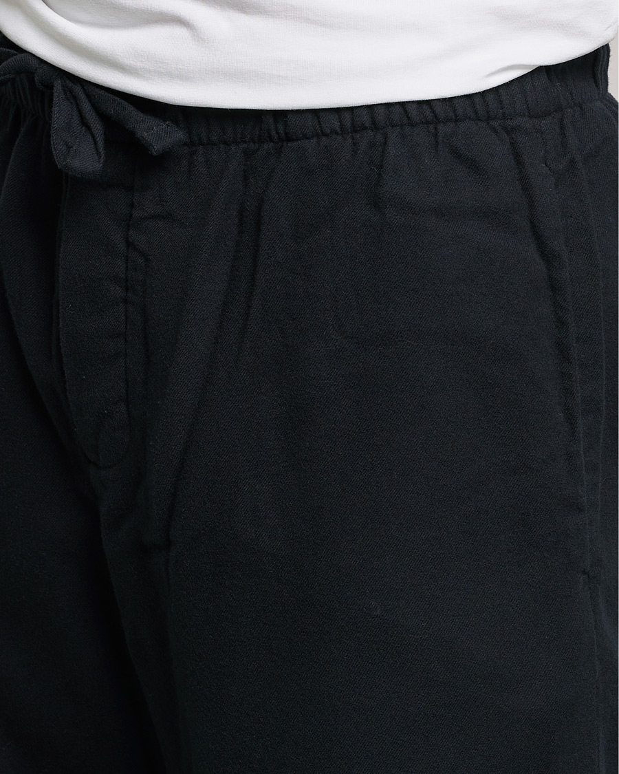 Herren | Schlafanzüge & Bademäntel | Tekla | Flannel Pyjama Pants Lucid Black