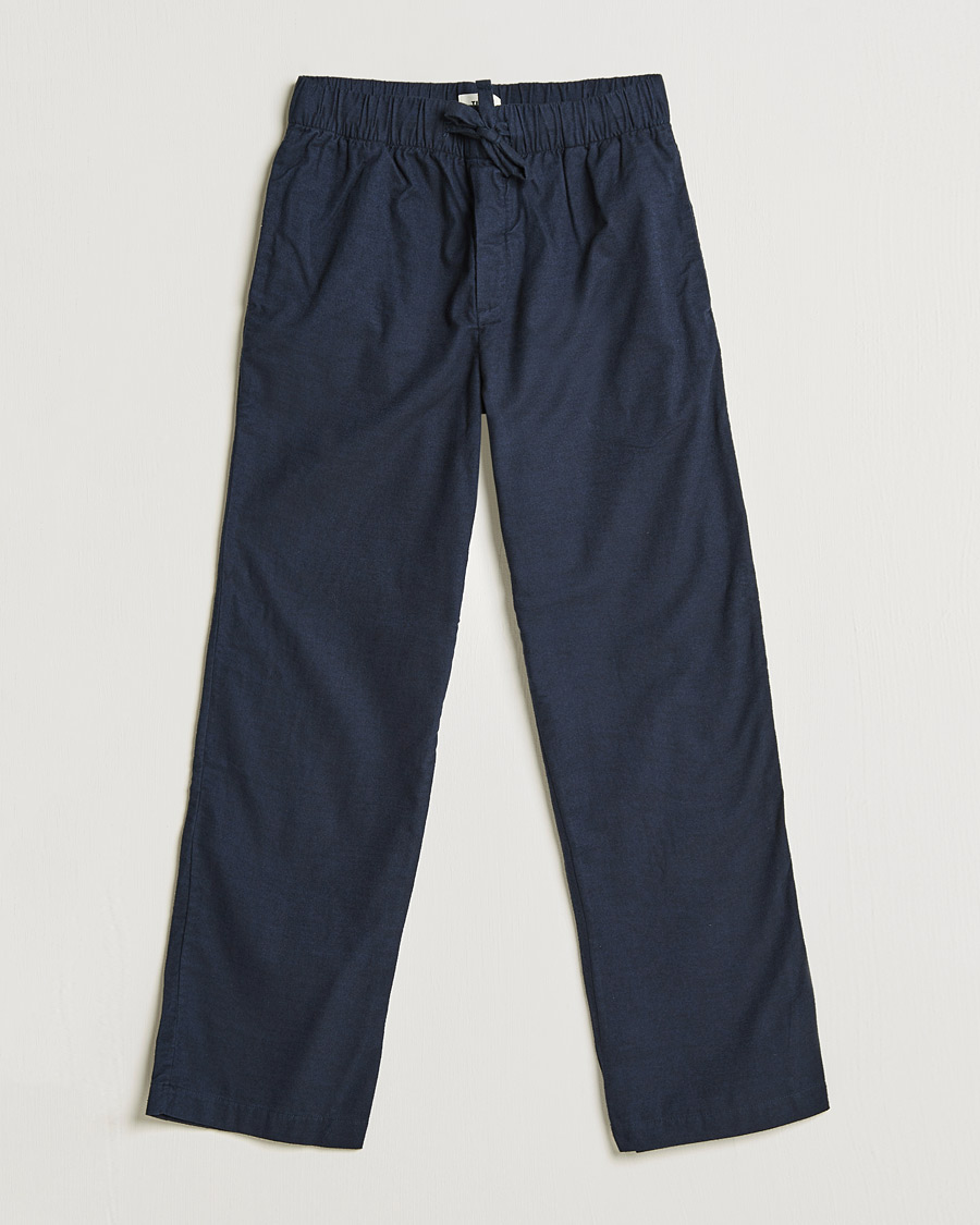 Herren | Schlafanzüge & Bademäntel | Tekla | Flannel Pyjama Pants Midnight Blue