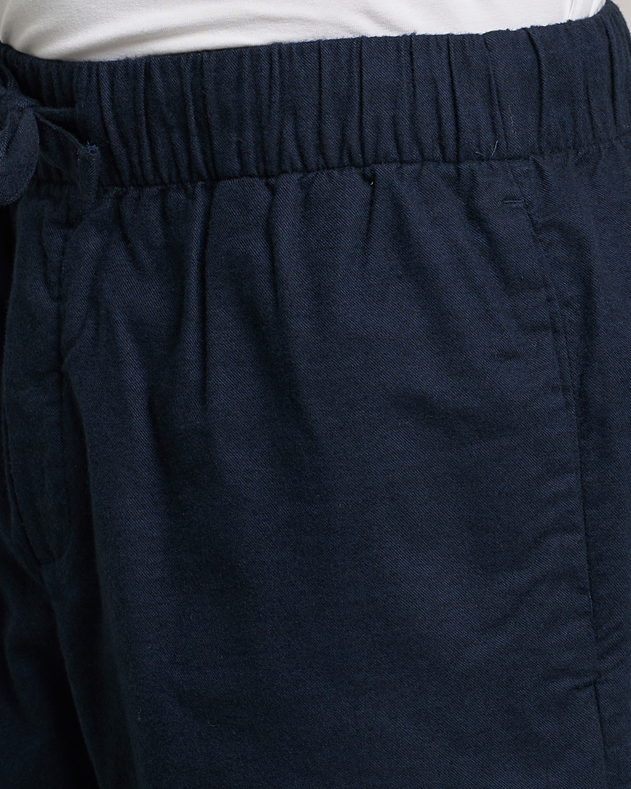 Herren | Schlafanzüge & Bademäntel | Tekla | Flannel Pyjama Pants Midnight Blue