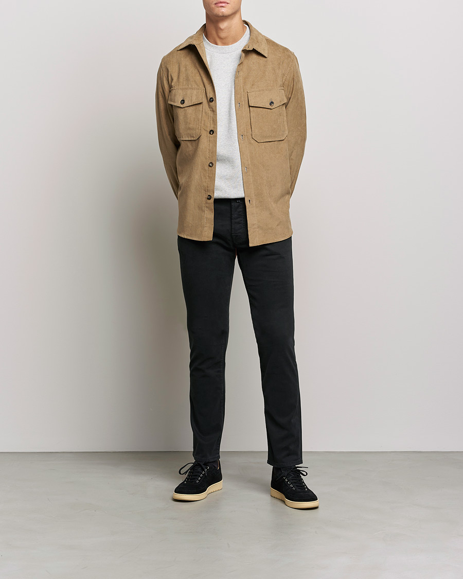 Herren | Hosen | Jacob Cohën | Bard 5-Pocket Cotton Trousers Black