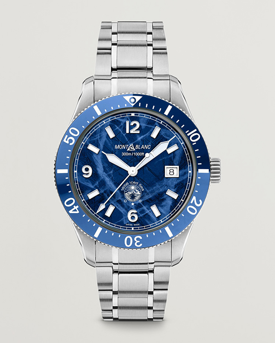 Herren | Montblanc 1858 Iced Sea Automatic 41mm Blue | Montblanc | 1858 Iced Sea Automatic 41mm Blue