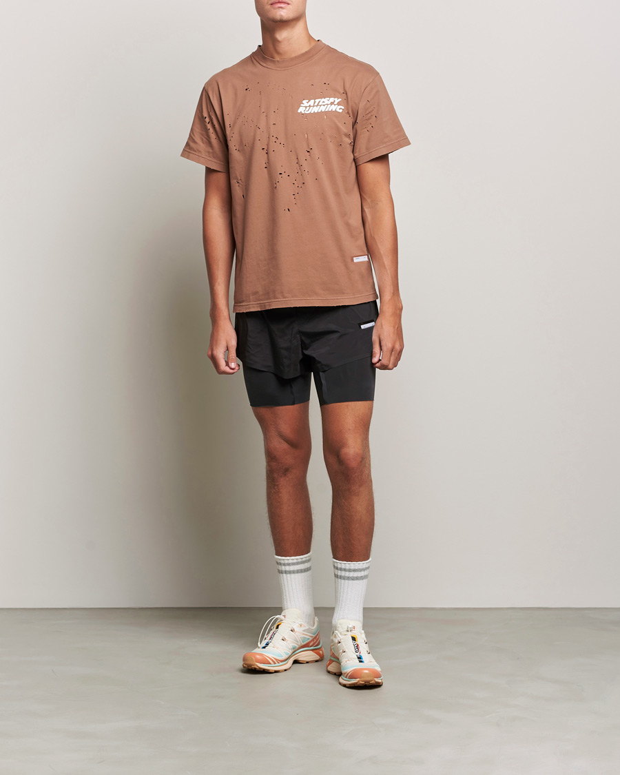 Herren | T-Shirts | Satisfy | MothTech Distressed T-Shirt Thrush