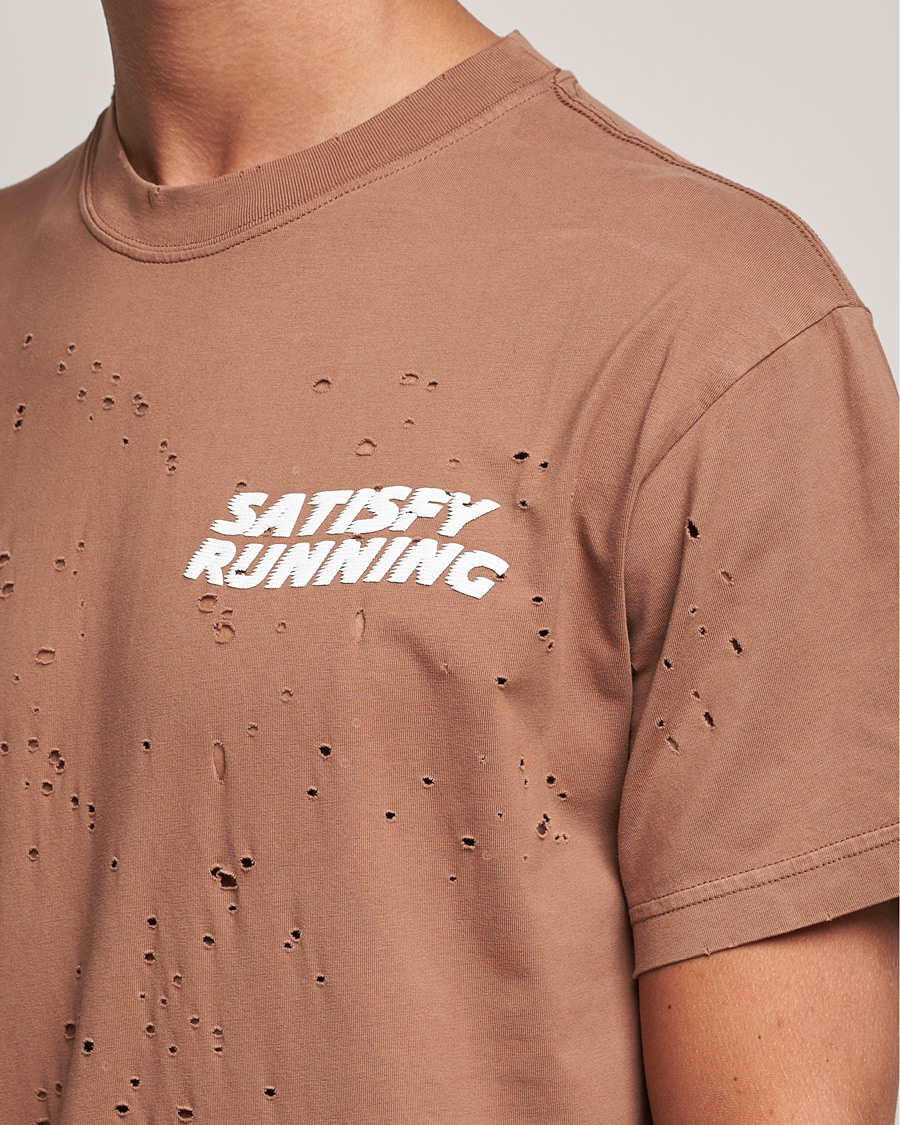 Herren | T-Shirts | Satisfy | MothTech Distressed T-Shirt Thrush