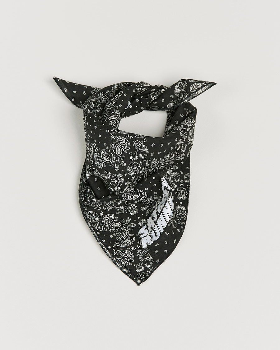 Herren | Satisfy Japanese Cotton Bandana Black | Satisfy | Japanese Cotton Bandana Black