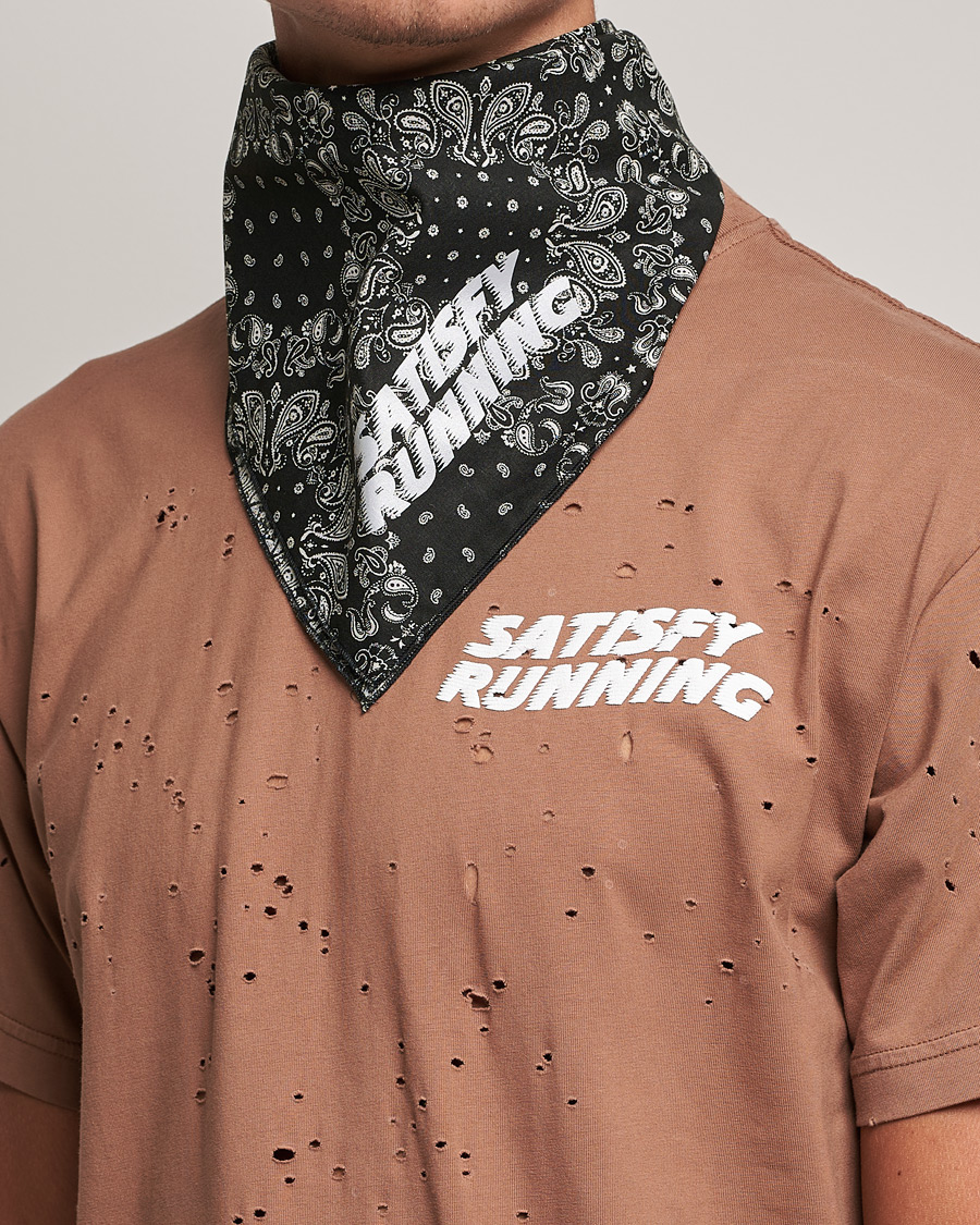 Herren | Satisfy Japanese Cotton Bandana Black | Satisfy | Japanese Cotton Bandana Black