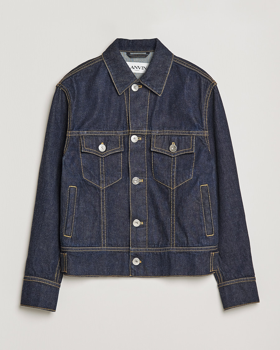 Herren | Jacken | Lanvin | Denim Jacket Navy Blue