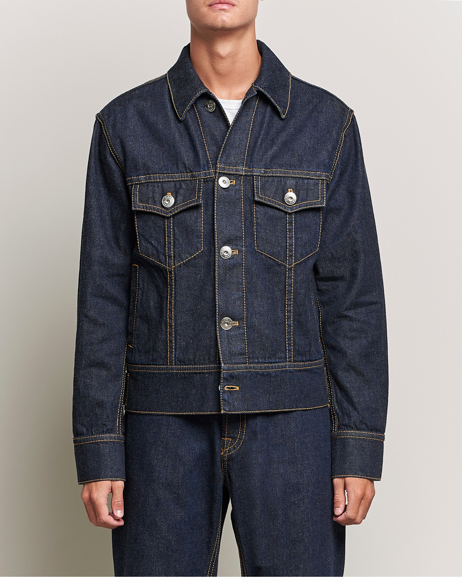 Herren | Jacken | Lanvin | Denim Jacket Navy Blue