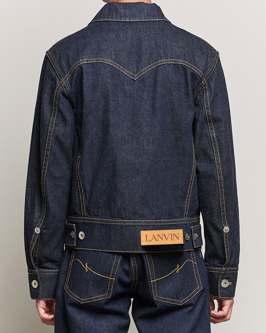 Herren | Jacken | Lanvin | Denim Jacket Navy Blue