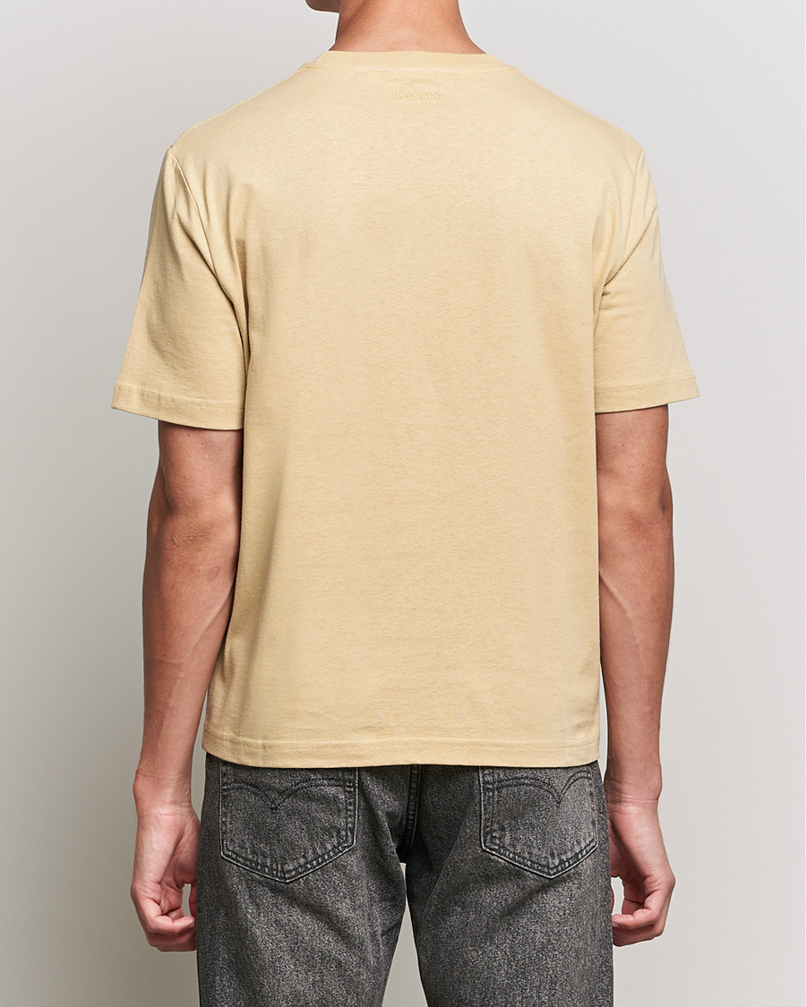 Herren | T-Shirts | Lanvin | Curb Logo T-Shirt Beige