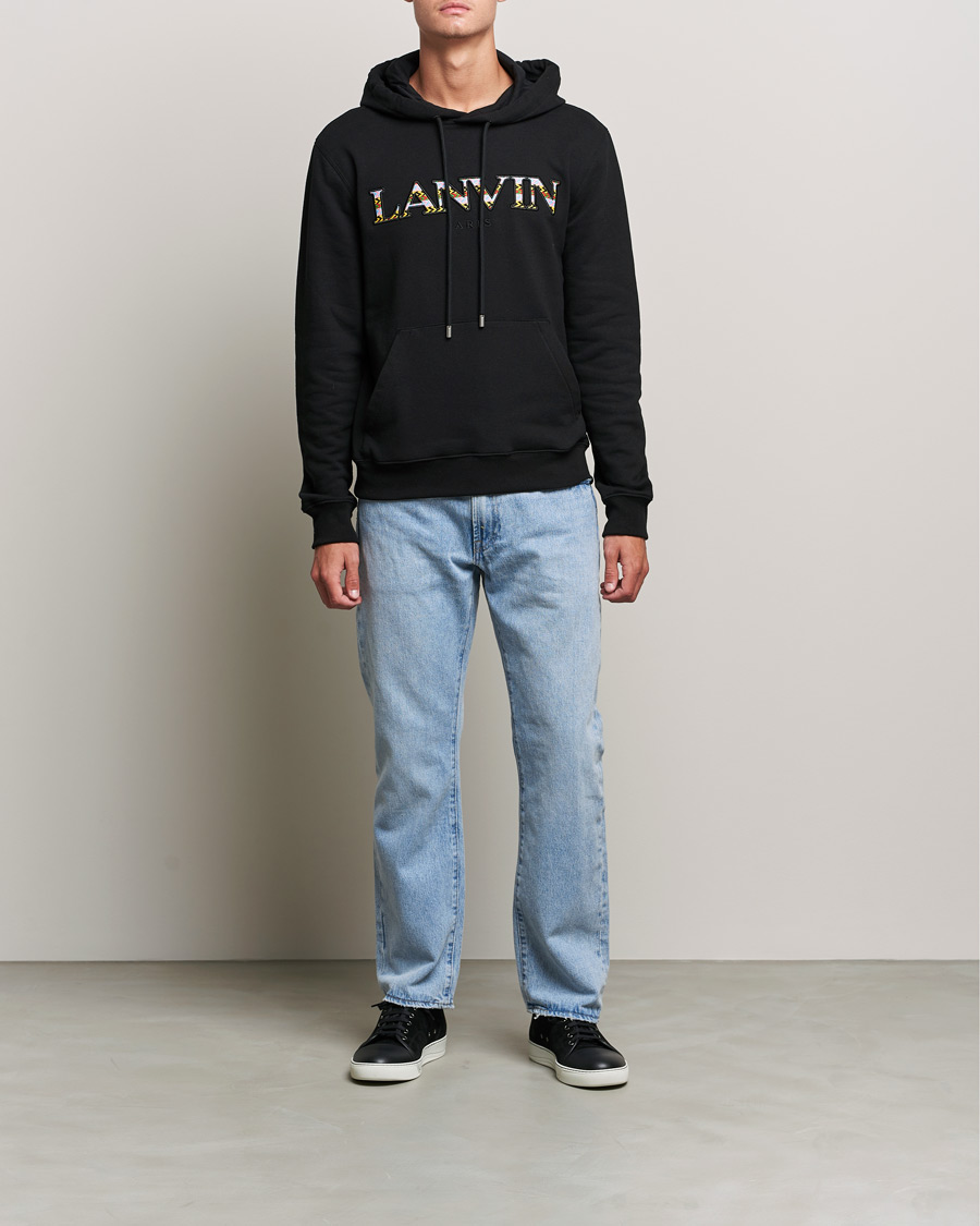 Herren | Pullover | Lanvin | Curb Logo Hoodie Black