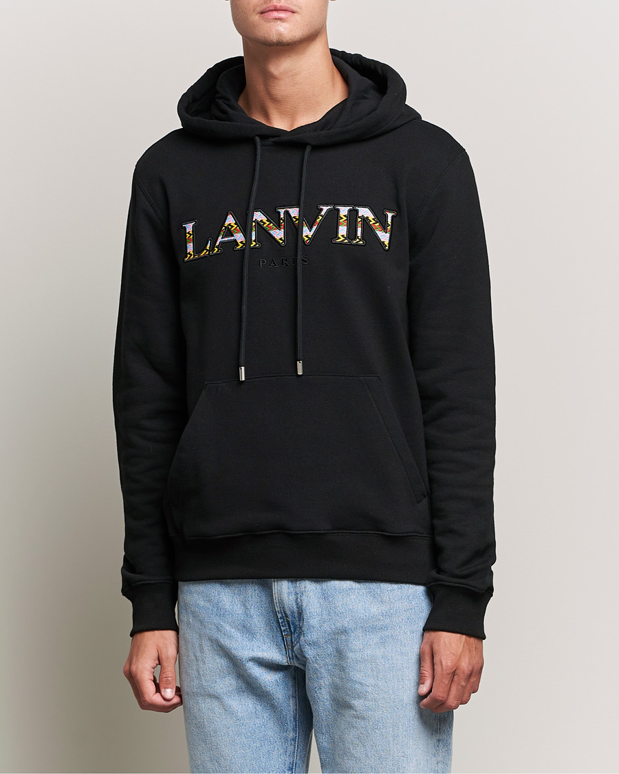 Herren | Pullover | Lanvin | Curb Logo Hoodie Black