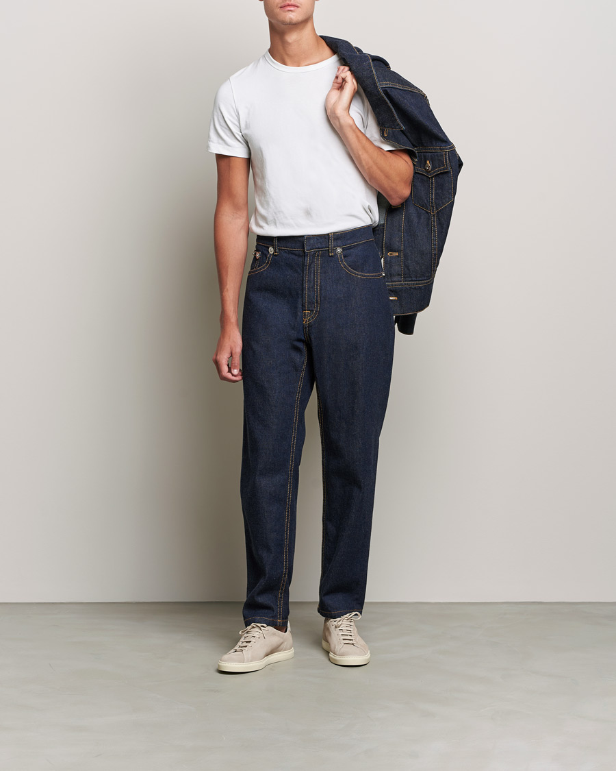 Herren | Jeans | Lanvin | Tapered Jeans Navy Blue