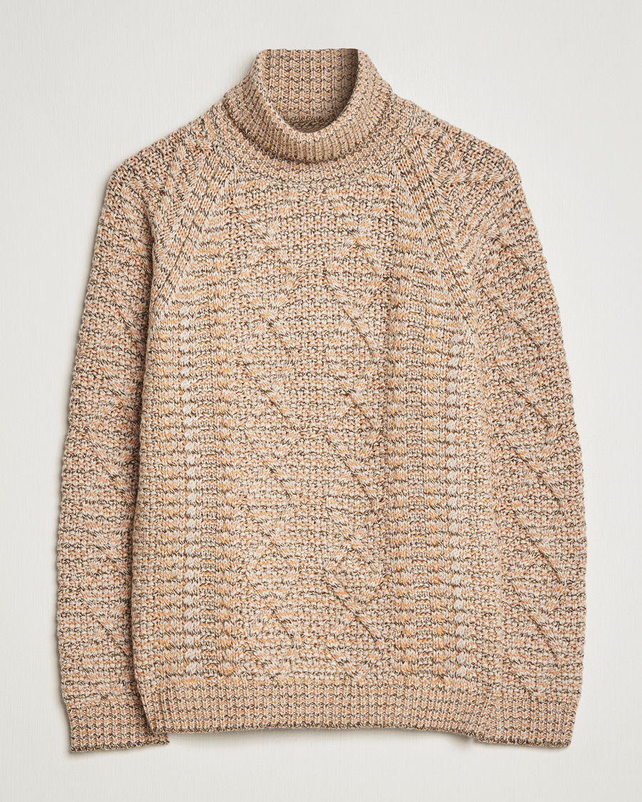 Herren | Pullover | Snow Peak | Alpaca Mix Turtleneck Ecru