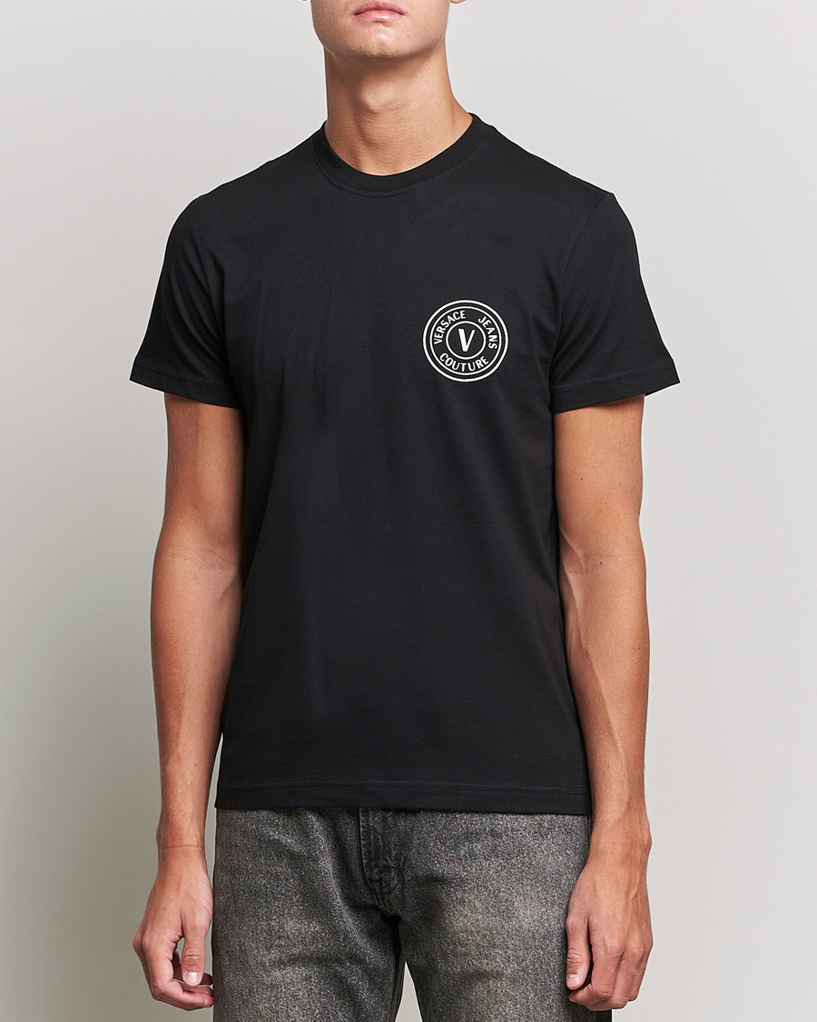 Herren | T-Shirts | Versace Jeans Couture | V Emblem T-Shirt Black