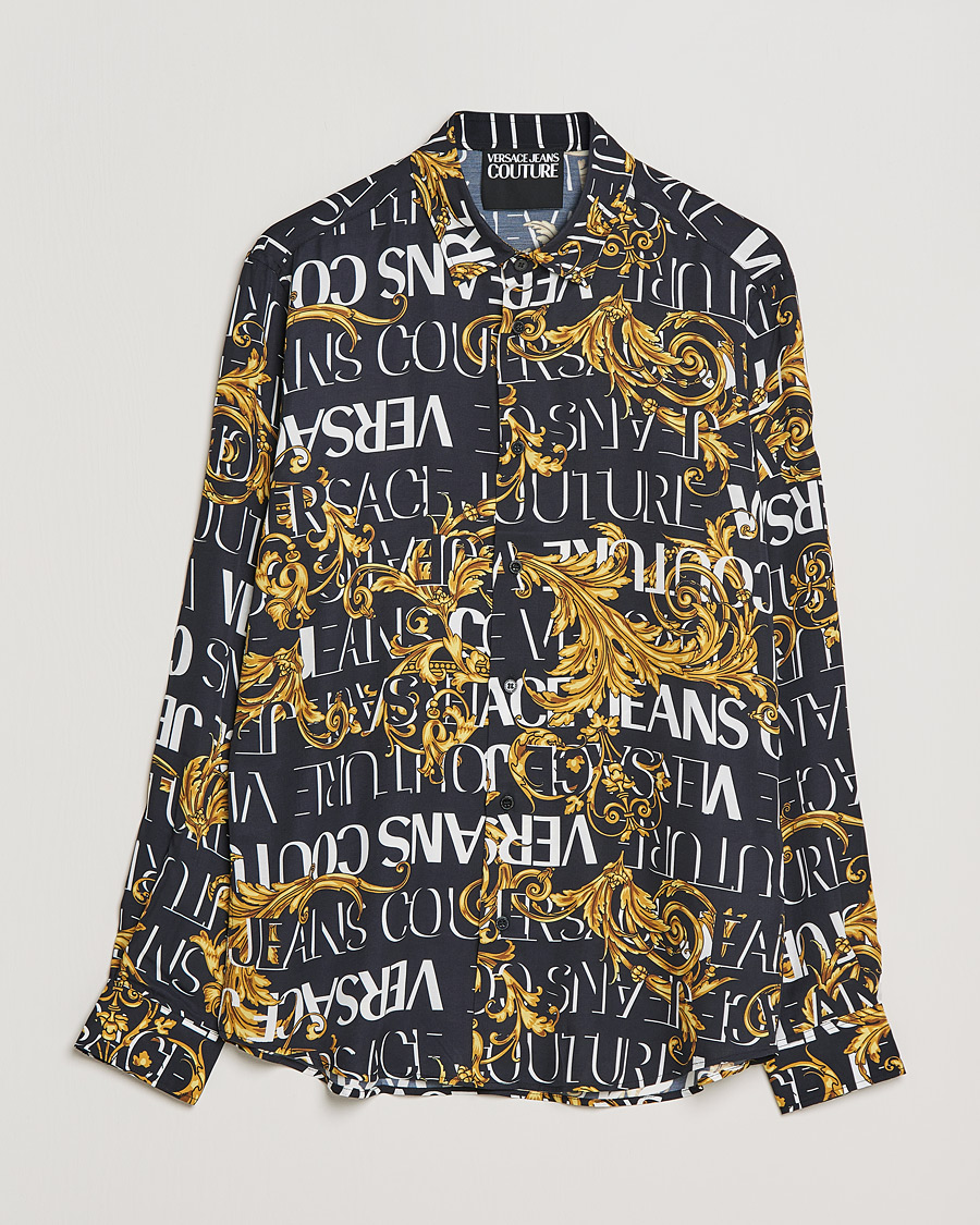 Herren | Hemden | Versace Jeans Couture | Logo Baroque Shirt Black