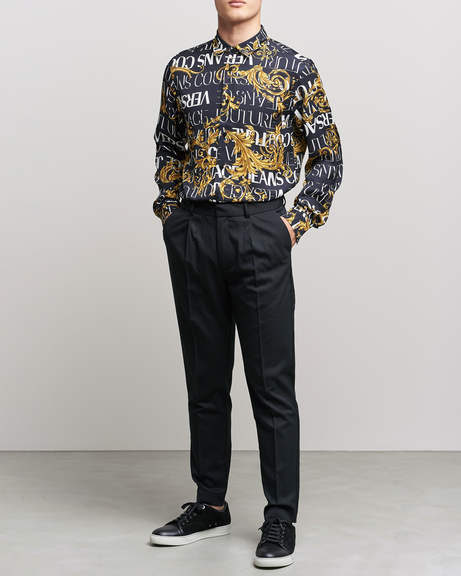 Herren | Hemden | Versace Jeans Couture | Logo Baroque Shirt Black