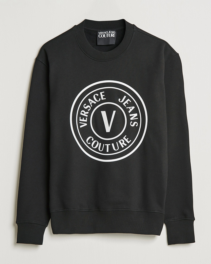Herren | Pullover | Versace Jeans Couture | Big V Emblem Sweatshirt Black