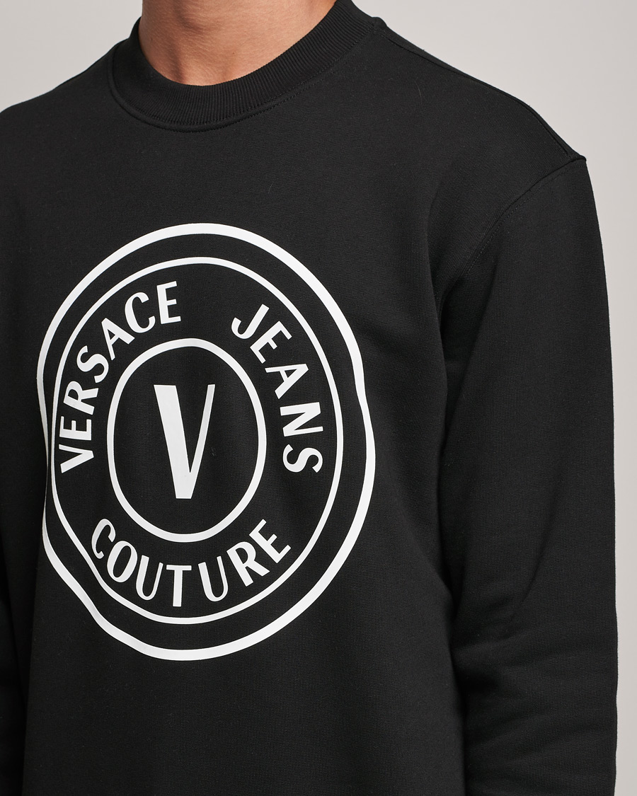 Herren | Pullover | Versace Jeans Couture | Big V Emblem Sweatshirt Black