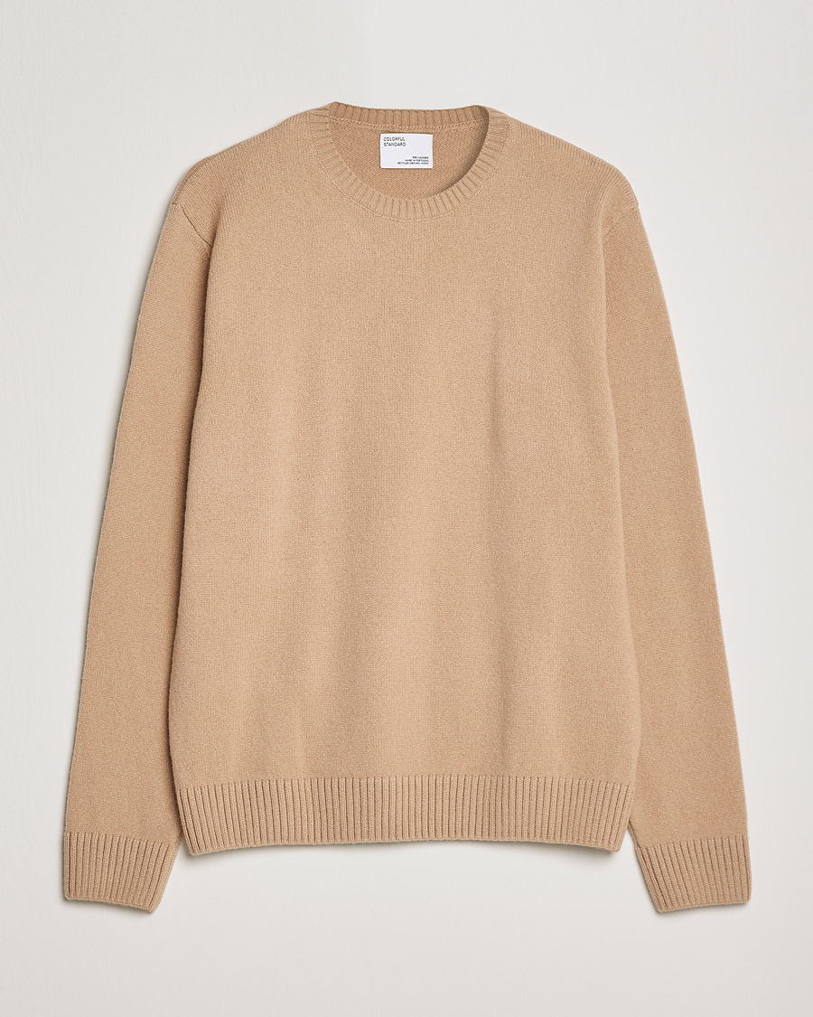 Herren | Pullover | Colorful Standard | Classic Merino Wool Crew Neck Honey Beige