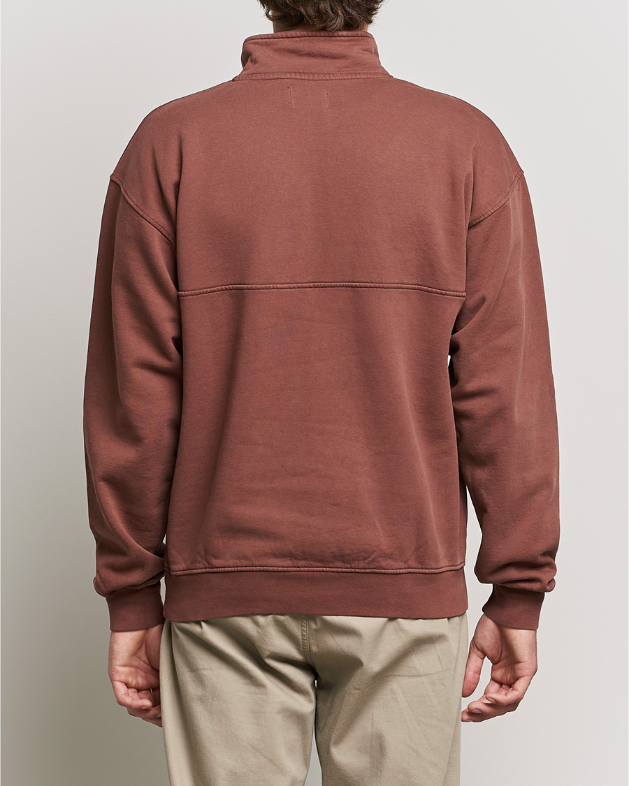 Herren | Pullover | Colorful Standard | Classic Organic Half-Zip Cinnamon Brown