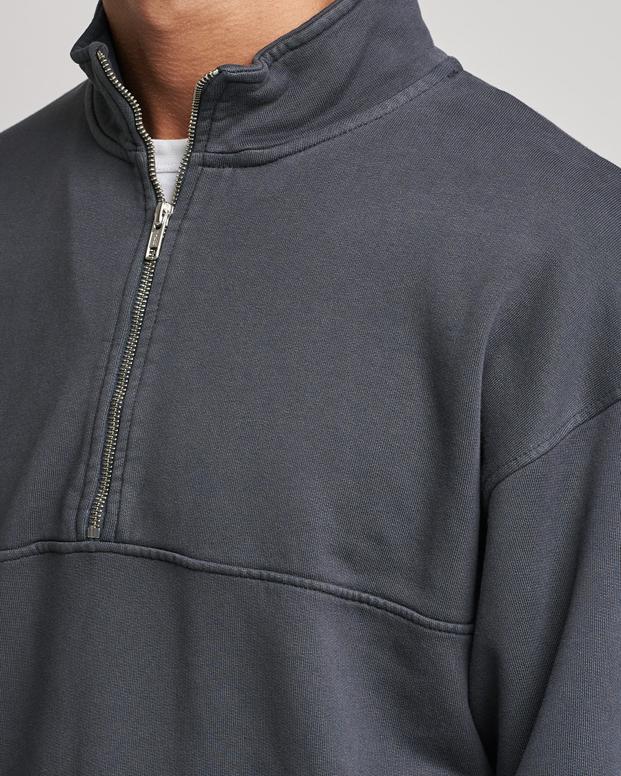 Herren | Pullover | Colorful Standard | Classic Organic Half-Zip Lava Grey