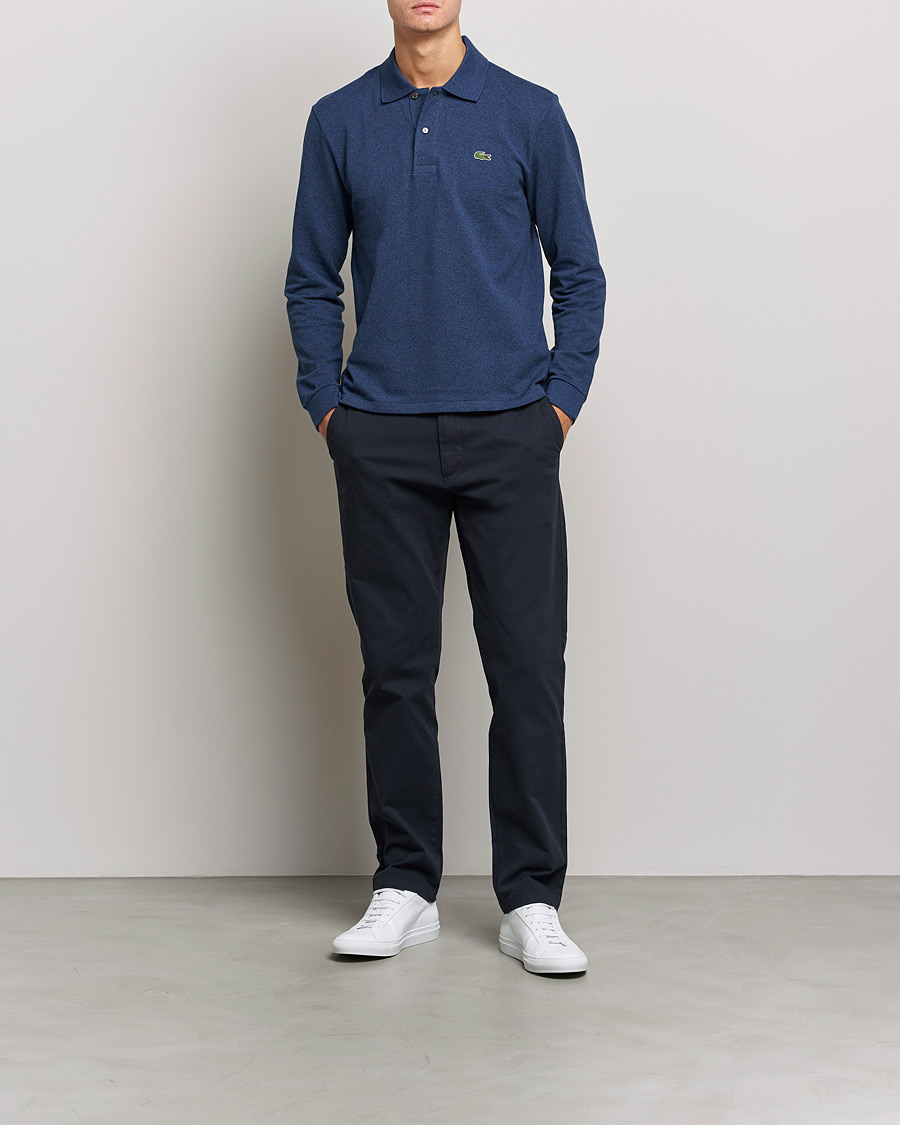 Herren | Pullover | Lacoste | Long Sleeve Polo Dark Indigo Blue