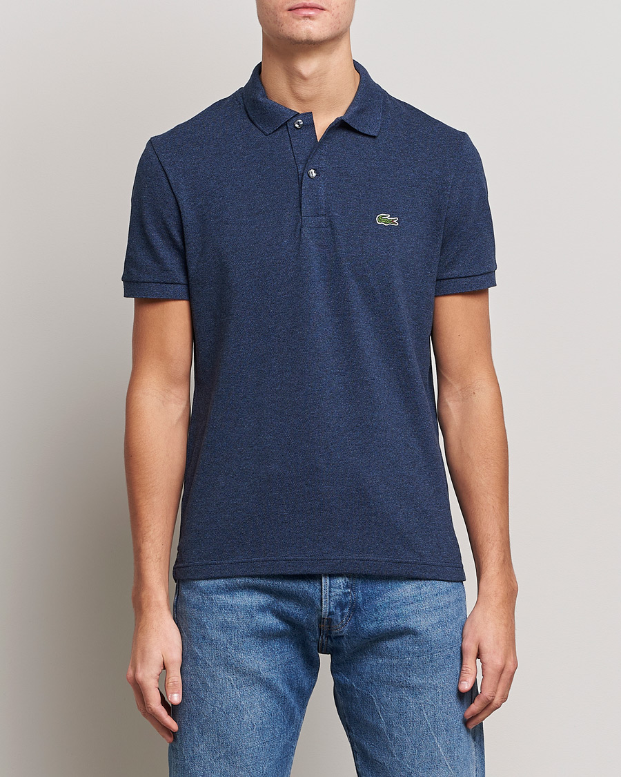 Herren | Poloshirts | Lacoste | Slim Fit Polo Piké Dark Indigo Blue