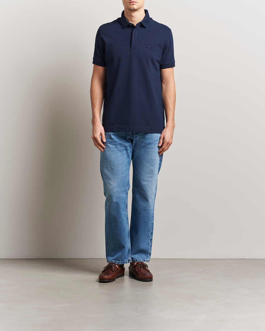 Herren | Poloshirts | Lacoste | Paris Polo Piké Navy Blue