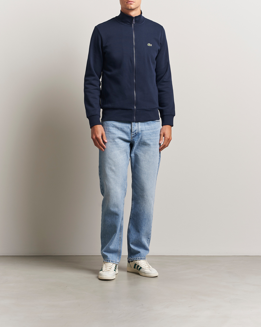 Herren | Pullover | Lacoste | Full Zip Sweater Navy