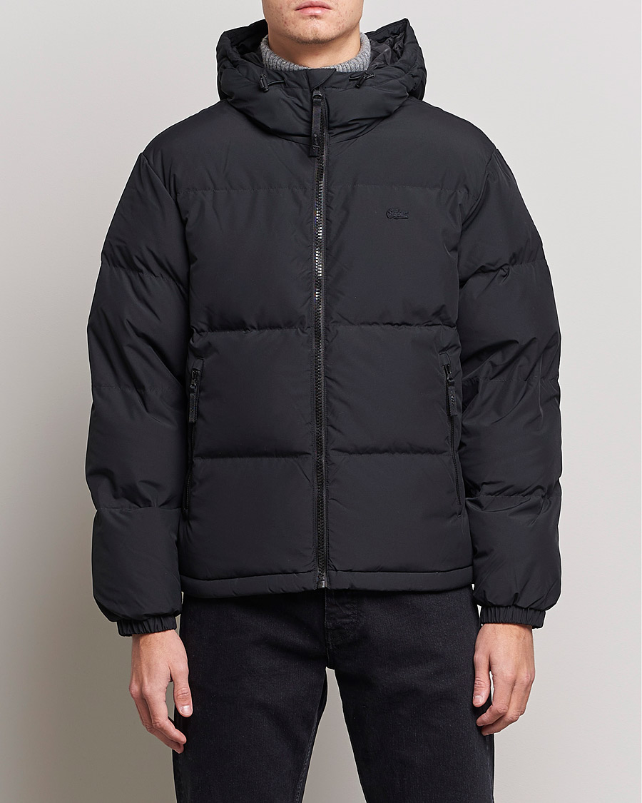 Herren | Jacken | Lacoste | Hooded Lightweight Jacket Black