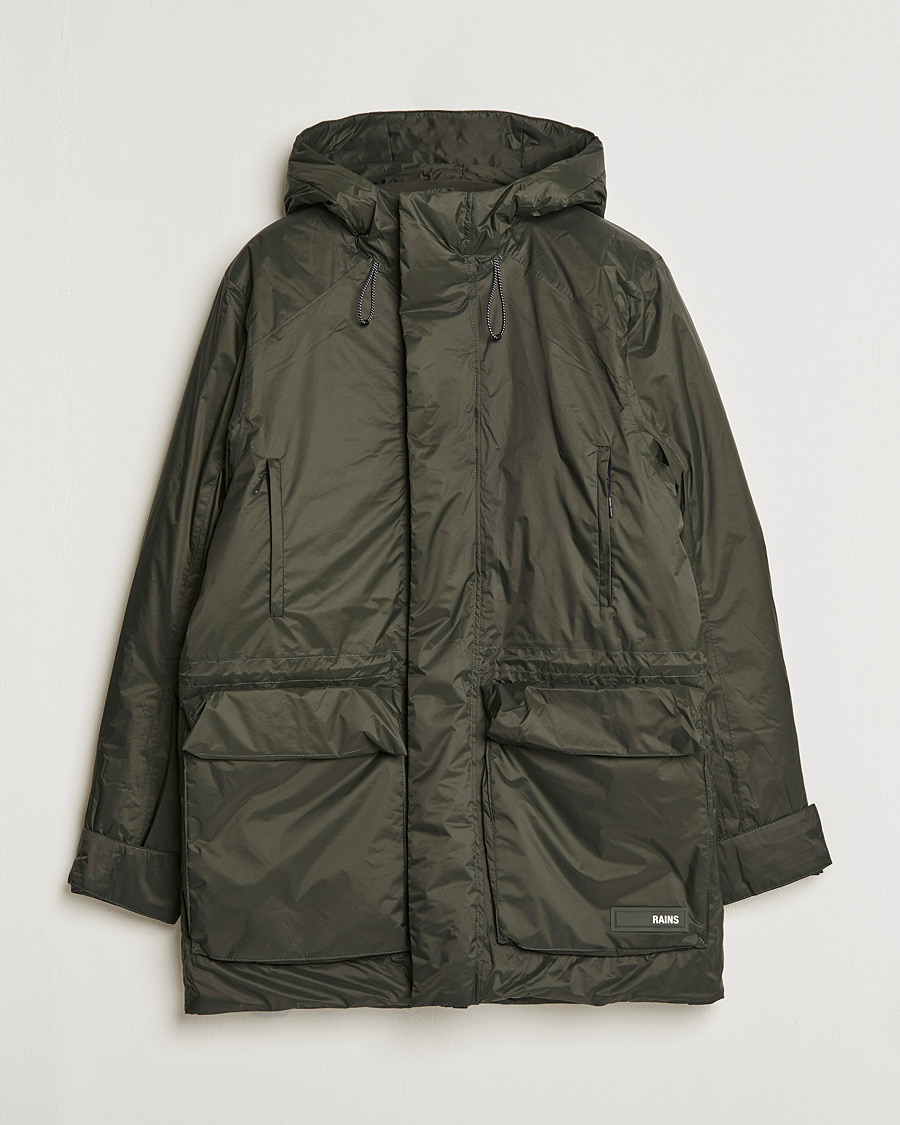 Herren | Jacken | RAINS | Alpine Nylon Parka Green