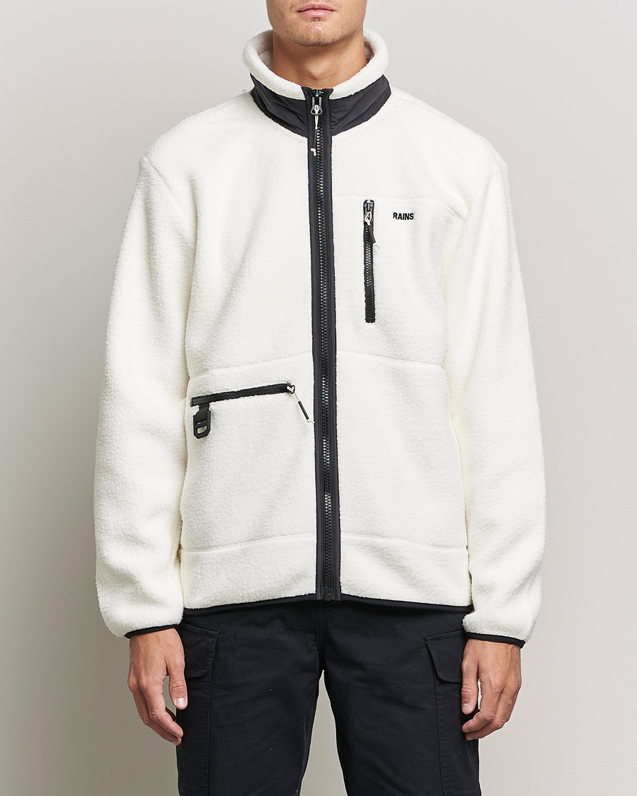 Herren | Pullover | RAINS | Heavy Fleece Full Zip Jacket Fossil